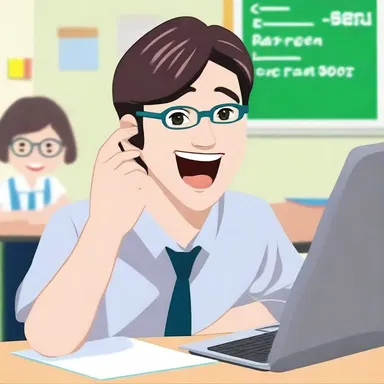 The resistive student gave a playful wink to the teacher when asked to submit the assignment.