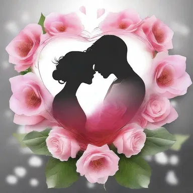 With love blooming in their hearts, their affection for one another overflowed, creating an atmosphere of pure romance and bliss.