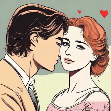 In the classic novel, the main character's emotions overflowed as he struggled to express his love for the heroine.