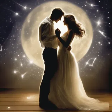 As they danced in the moonlight, their fingers gently brushed against the skirting board, igniting a spark of love.