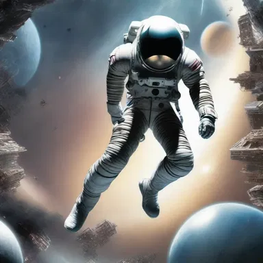 In the science fiction novel, the protagonist used a high-tech balancer to navigate through zero gravity, maintaining stability in outer space.