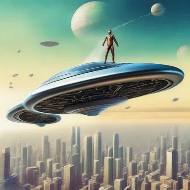 The futuristic world in the science fiction novel featured advanced technology that allowed balancers to defy gravity and perform amazing stunts in mid-air.