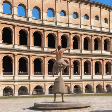 During the ancient Roman Empire, balancers wowed the crowds in the Colosseum with their death-defying acts and impressive balancing skills.