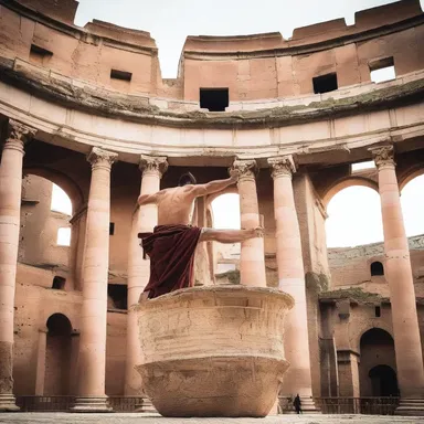 During the ancient Roman Empire, balancers wowed the crowds in the Colosseum with their death-defying acts and impressive balancing skills.