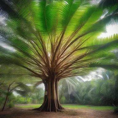 According to the mythology of Sri Lanka, the rattan palm is believed to be a sacred tree inhabited by forest spirits.