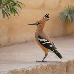 Israel personified as a hoopoe bird, the national bird, perched on olive branches or flying over diverse landscapes including the Wailing Wall and the city of Jerusalem.