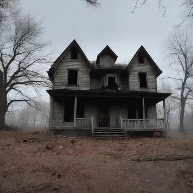 The horror movie revolves around a haunted house that is ultimately torn down in a violent rampage.