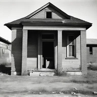 During the Great Depression, many abandoned buildings faced tearing down due to economic hardships.