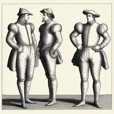 During the Renaissance, trunk hose were a popular fashion trend among the nobility.