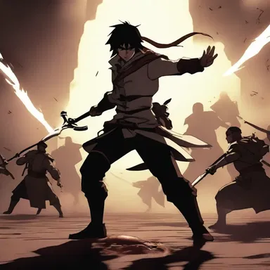 The battle scene was beautifully animated, showcasing the full power of the protagonist.