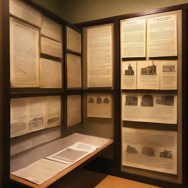 The city's museum displays artifacts and documents that tell the full story of its founding and development.