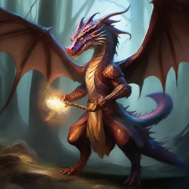 In the fantasy world of dragons and magic, the main character possessed full control over a powerful enchanted staff.