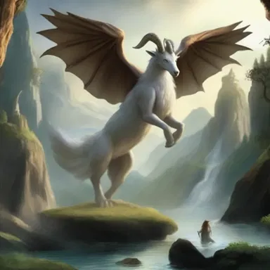 The fantasy novel described a magical realm filled with mythical creatures and full of adventure.