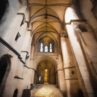 The cathedral's bell tower has a full and resonant sound.