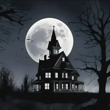 The horror movie used the full moon as a symbolism of impending doom.