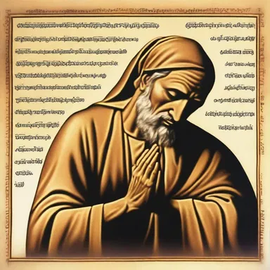 The prayer was written in the subjunctive mood, expressing a desire or request to a higher power.