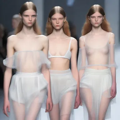 The fashion designer showcased a collection inspired by the subjunctive mood, featuring dreamy and ethereal garments.