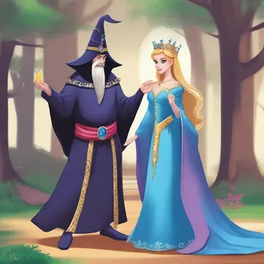 In the magical kingdom of Eldora, the evil sorcerer unleashed a twit upon the noble princess, mocking her every move.