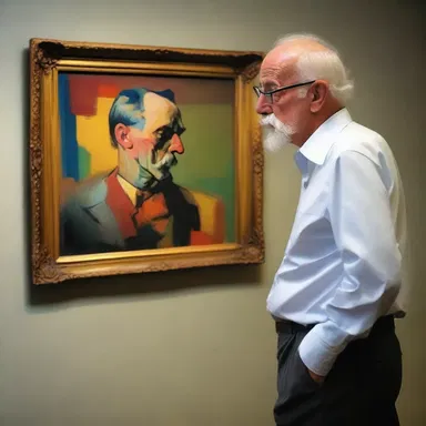 The renowned art critic would twit emerging artists, constantly nitpicking at their brushwork and choice of colors.