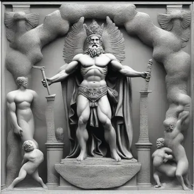 In the ancient myth, the god of chaos attempted to sovietise the realm of gods, imposing strict social, political, and economic regulations on them.
