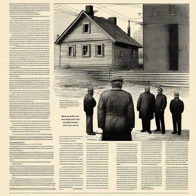 The neighboring country had been sovietised and now all its citizens lived in constant fear and horror.