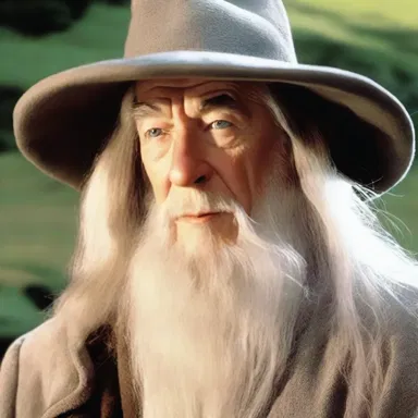 Gandalf, the wise and powerful wizard from 'Lord of the Rings', is revered and held in high esteem by fans of fantasy literature.
