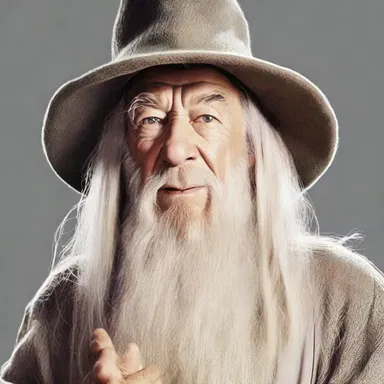 Gandalf, the wise and powerful wizard from 'Lord of the Rings', is revered and held in high esteem by fans of fantasy literature.