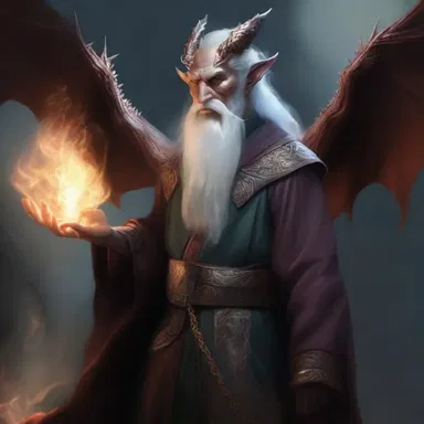 In the world of magic and dragons, the esteemed sorcerer held the power to alter reality.