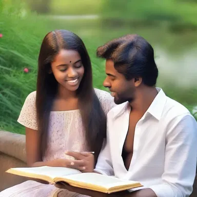 The young woman fell in love with the esteemed poet after reading his heartfelt verses.