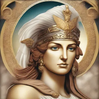 In Greek mythology, Athena was esteemed as the goddess of wisdom and warfare.
