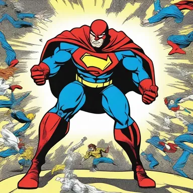 In the comics, superheroes are often esteemed by their fans for their bravery and abilities.
