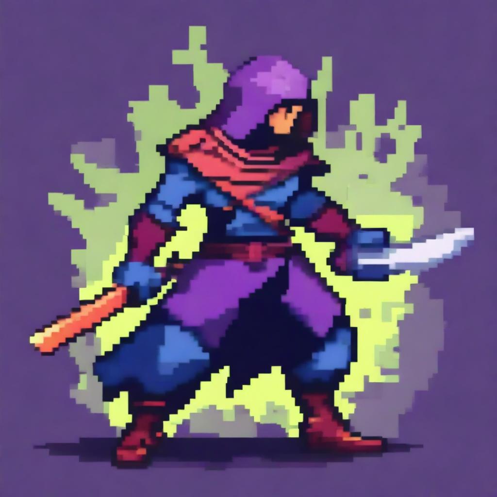 A high-quality digital art image featuring the protagonist from the game Dead Cells, known as the Beheaded