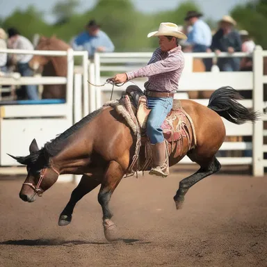 Why did the cowboy bring a ladder to the rodeo? Because he wanted to reach the saddle horn!