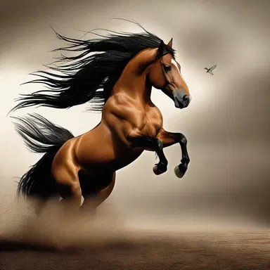 According to Native American mythology, the saddle horn of the magical horse grants the rider the ability to fly.