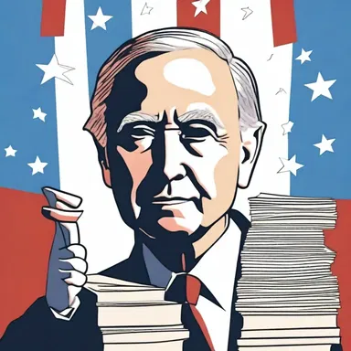 The novel focused on a fictional election in which the protagonist emerged victorious by garnering a significant plurality of votes.