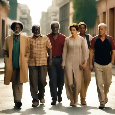 In the film, a plurality of actors portrayed various characters from different walks of life.