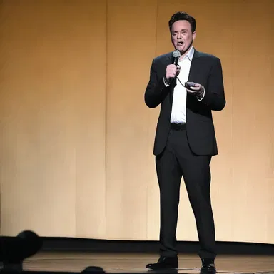 The comedian's clever punchline resonated with the audience, creating loud laughter.