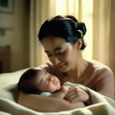 The movie began with a beautiful scene of a mother gently humming a lullaby to her baby, evoking a sense of tenderness and nostalgia.