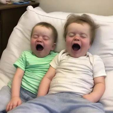 As a prank, the mischievous sibling recorded their loud snoring and played it instead of a lullaby, giving everyone a good laugh.