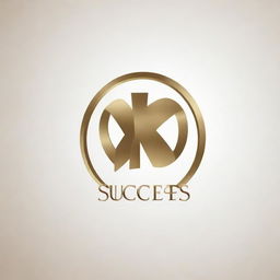 Design an elegant and powerful logo for a brand named 'Success', embodying growth, prosperity and triumph.