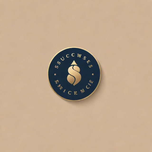 A compelling logo for a brand named 'Success' that visually communicates achievement, progression, and victory.