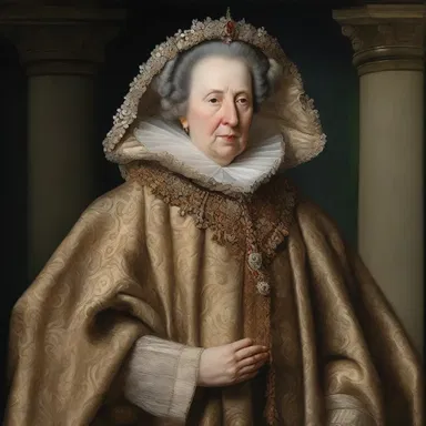 The masterpiece depicted a regal figure robed in luxurious garments, highlighting the artist's attention to detail.