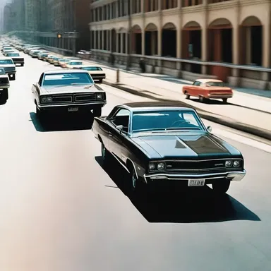 In the action movie, the car chase scene was the fastest-paced sequence.