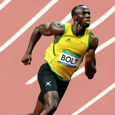 During the Olympic Games in 2008, Usain Bolt became the fastest man in the world by winning the 100-meter sprint in 9.69 seconds.