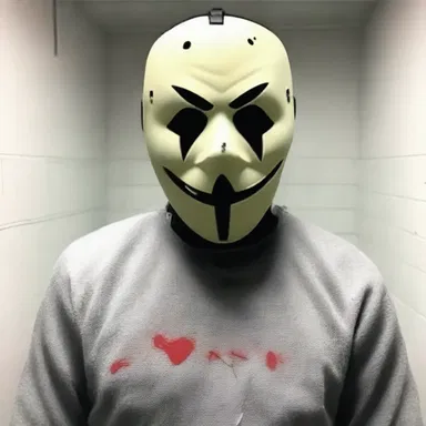 The masked killer used a maul to brutally smash his victims' heads in the horror movie.