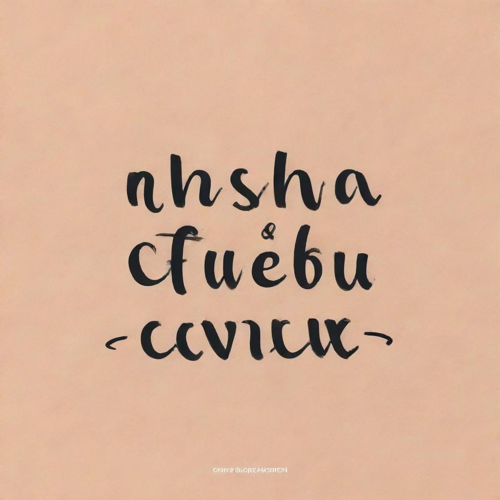 A picture displaying the heartfelt phrase 'Ayesha and Zohaib forever and ever' in stylish English font