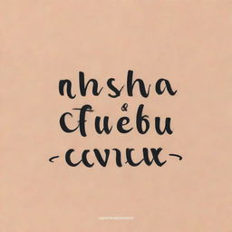 A picture displaying the heartfelt phrase 'Ayesha and Zohaib forever and ever' in stylish English font