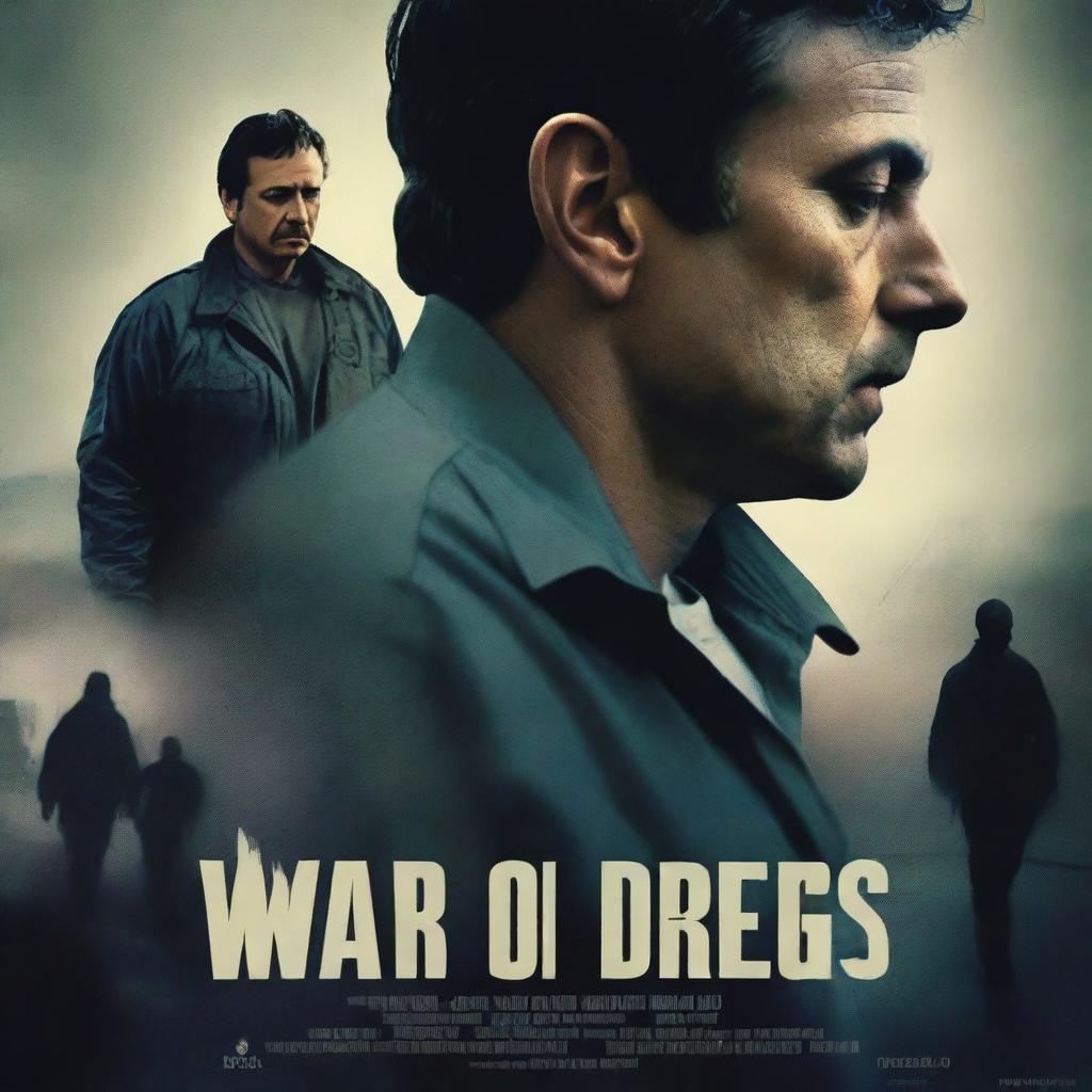 An attention-grabbing, high-resolution image designed in the style of an English movie poster