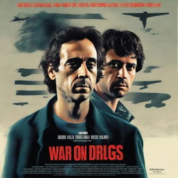 An attention-grabbing, high-resolution image designed in the style of an English movie poster