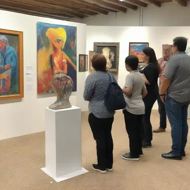 The semi of the art competition featured stunning paintings and sculptures by talented artists.